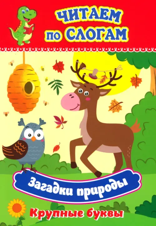 

Загадки природы. Крупные буквы. Слоговой тренажёр, Зелёный