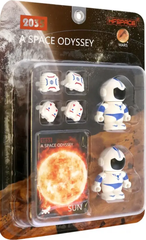 

Игровой набор Покорители космоса. 2 фигурки космонавтов