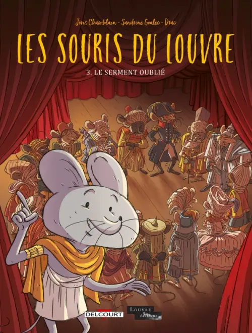 

Les Souris du Louvre. Tome 3. Le Serment oublié, Красный