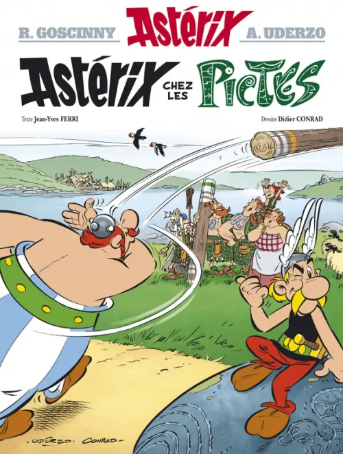 

Astérix. Tome 35. Astérix chez les Pictes, Зелёный