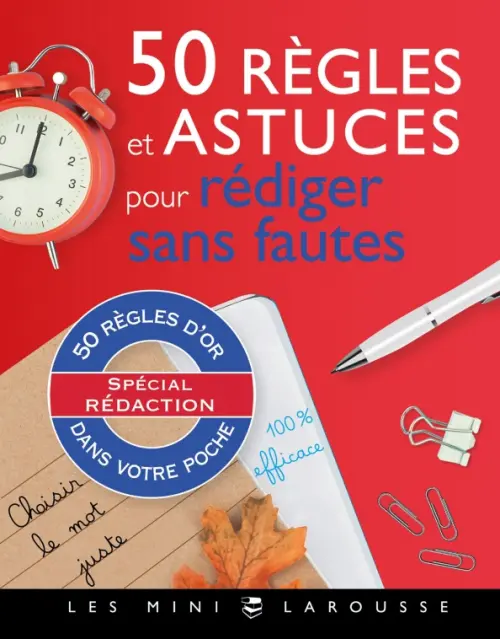 

50 règles d'or pour rédiger sans fautes, Красный