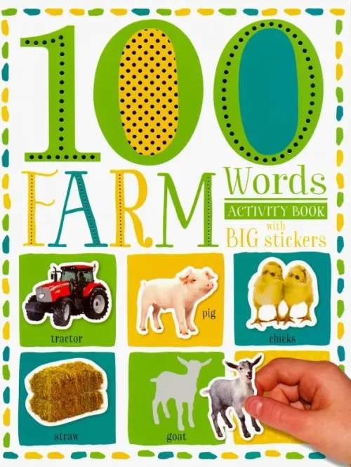 

100 First Farm Words Sticker Activity book