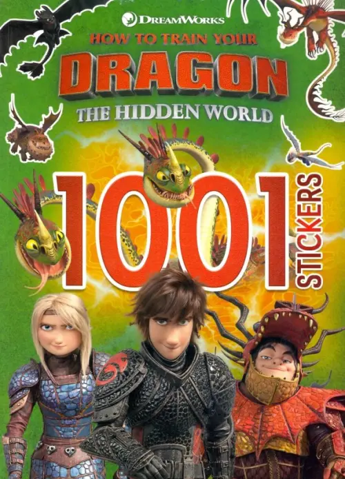 

The Hidden World: 1001 Stickers How to Train Your, Зелёный