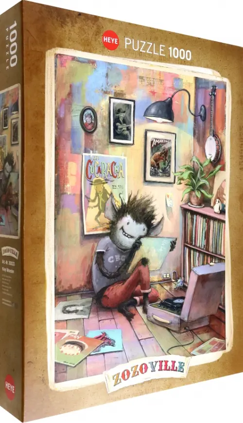 

Puzzle-1000. Виниловые монстры. Zozoville