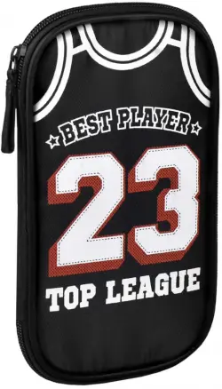 Пенал школьный Игрок, черный