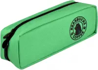 Пенал школьный, зеленый