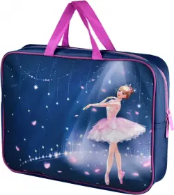 Папка для школьных тетрадей Балерина, А4, 1 отделение