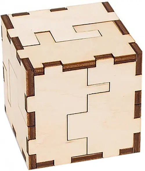 Деревянный конструктор-головоломка кубик Cube 3D puzzle 127₽