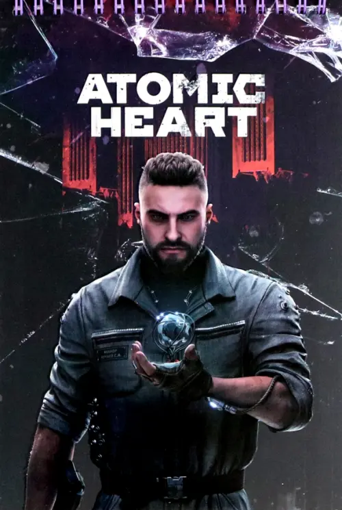 

Творческий блокнот cо стикерами Atomic Heart. Майор Нечаев, А5