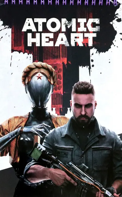 

Творческий блокнот cо стикерами Atomic Heart. Атомное противостояние
