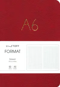 Блокнот Format. No 4, 60 листов, клетка, А6+