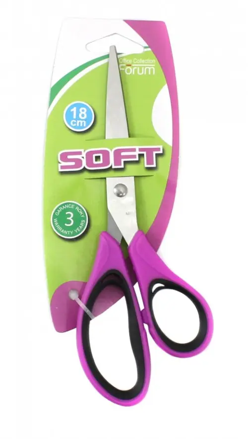 Ножницы 180 мм SOFT S15408 85₽