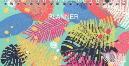 Планинг недатированный Яркие листья 64 листа 165х85 мм 47803 57₽