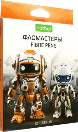 Фломастеры Робо, 12 цветов