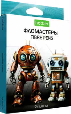 Фломастеры Робо, 24 цвета