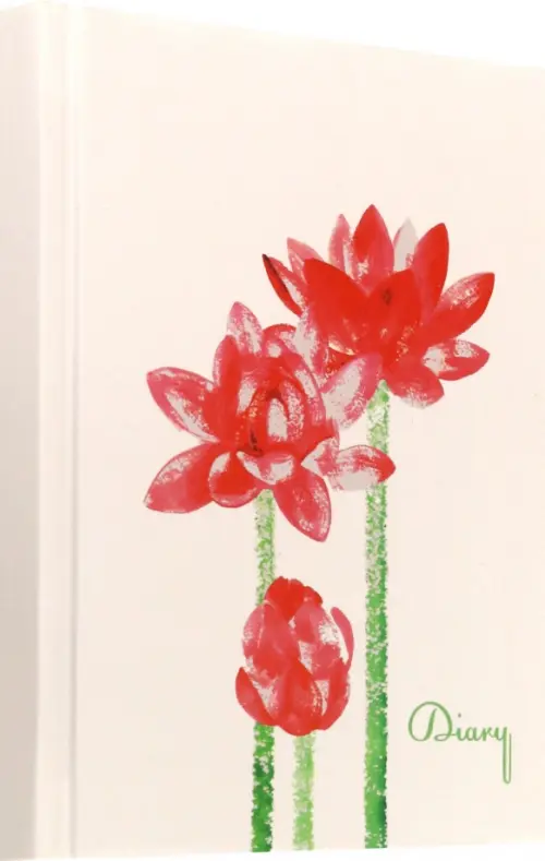 Ежедневник недатированный Акварельные лотосы 128 листов А6 линия ЕЖ20612805 54₽