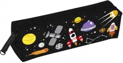 Пенал школьный "Космос", одно отделение, 20х4х4,5 см. (54081)
