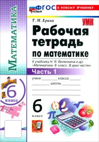 Математика. 6 класс. Рабочая тетрадь к учебнику Н. Я. Виленкина и др. В 2-х частях. Часть 1