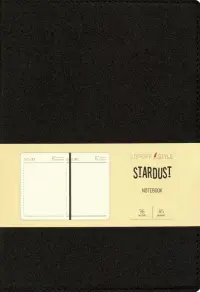 Ежедневник недатированный Stardust. Черный, А5, 96 листов