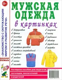 Мужская одежда в картинках. Наглядное пособие для педагогов, логопедов, воспитателей и родителей