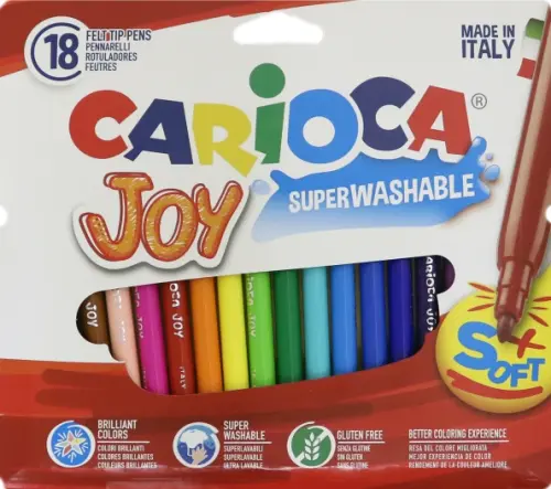 

Фломастеры. CARIOCA, 18 цветов